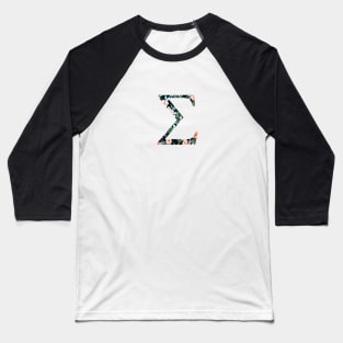 Sigma Floral Greek Letter Baseball T-Shirt